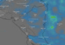 Imagen satelital sobre el clima en Nicaragua