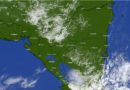 Imagen satelital de las condiciones del clima en Nicaragua, para este sábado 25 de diciembre de 2021.