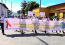 Caminata realizada en Nueva Segovia en conmemoración del Día Mundial de Respuesta ante el VIH – SIDA