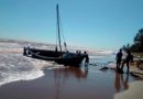 Efectivos militares junto a pescadores durante el rescate del velero de bandera nicaragüense, el cual quedó a la deriva a 6 kilómetros al sur de la comunidad de Tasbapauni, municipio de Laguna de Perlas, Región Autónoma Costa Caribe Sur.