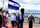 Presidente de Cuba, Miguel Díaz-Canel llegando al Aeropuerto Internacional Augusto C. Sandino de Managua, Nicaragua.