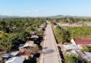 Vista aérea de la nueva carretera entre Siuna y Rosita en el Triángulo Minero