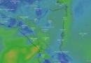 Imagen satelital sobre el clima en Nicaragua