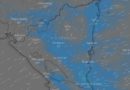 Mapa satelital de la república de Nicaragua con las proyecciones de las condiciones del clima para este martes 22 de febrero del 2022