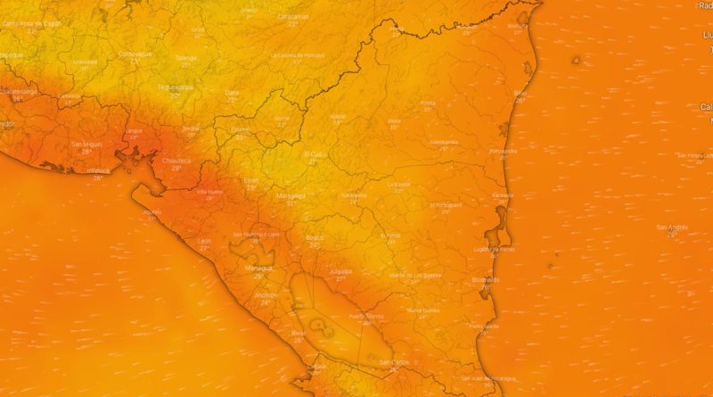 Prevalecerá un ambiente soleado en el pacífico de Nicaragua