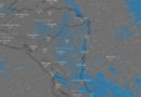 Mapa satélite del clima en Nicaragua