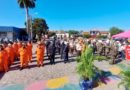 Brigadas institucionales durante el lanzamiento del plan de control y prevención de incendios en Masaya