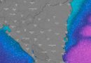 Imagen satelital sobre el clima en Nicaragua