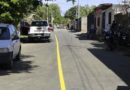 Una de las calles inauguradas en el barrio Enrique Smith