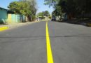 Calle pavimentada por la Alcaldía de Managua en el barrio Primero de Mayo