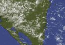 Imagen satelital sobre el clima en Nicaragua