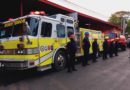 Camión y cisterna enviados a la nueva estación de bomberos en San Isidro