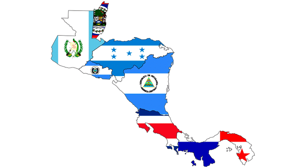 Mapa de Centroamérica