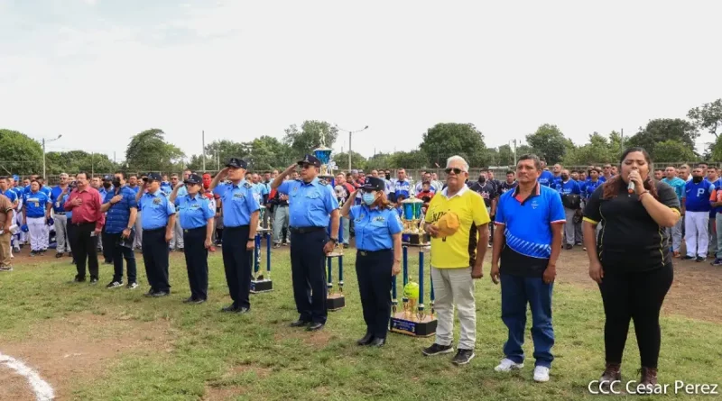 policia, nicaragua, sofbol,