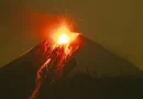 volcan, sangay, erupcion, actitidad, sismica, lava, explosion