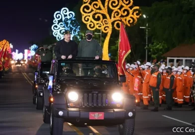 comandante daniel, desfile militar, ejercito de nicaragua,