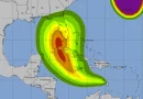 depresion tropical, mar caribe, tormenta, lluvia,