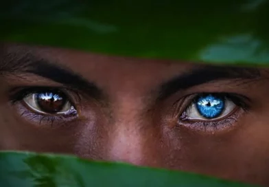 ojos, azules, indonesia, síndrome de Waardenburg