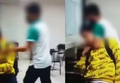 estudiante, estrangulado, casi, muere, compañero, clase, colegio, Conalep, violencia, acto, agresión, asfixia, bullying, cuello, alumno, redes, video, víctima, agresor,