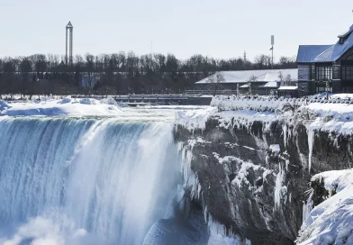 niagara, tormenta, estado unidos, invierno,