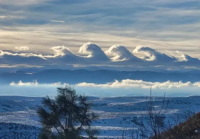 impresionante, nubes, olas, mar, formadas, cielo, virales, vuelven, fenómeno, Kelvin-Helmholtz, formación, atmósferas,