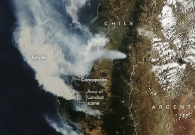 incendios, imágenes, impresionantes, desde, espacio, forestales, Chile, Impacto, NASA, captó, recientes,