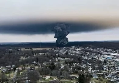 Ohio, Estados, Unidos, accidente, tren, descarrilado, explosión, transportaba, material, químico, sustancias, Chernobyl, tóxicos, peligro, alerta, mortal,