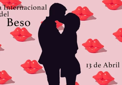 beso, día, internacional, celebración, pareja, besando, pico, diste, dar, origen,