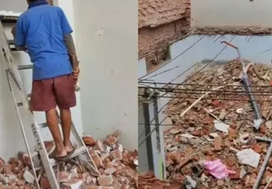 tiktok, video, viral, hombre, destruye, casa, terreno, suegros