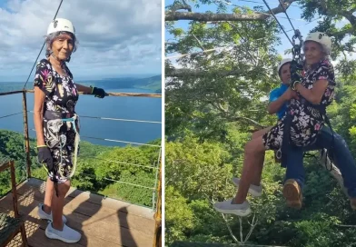 mirador, Catarina, inspiración, límites, canopy, Masaya, Nicaragua, subirse, sueño, cumple, abuelita, 88, años, viral, redes,