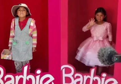 niña. barbie, bolivia, viral