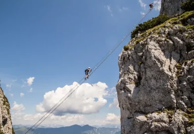 turista, muere, escalera al cielo, montaña, austria