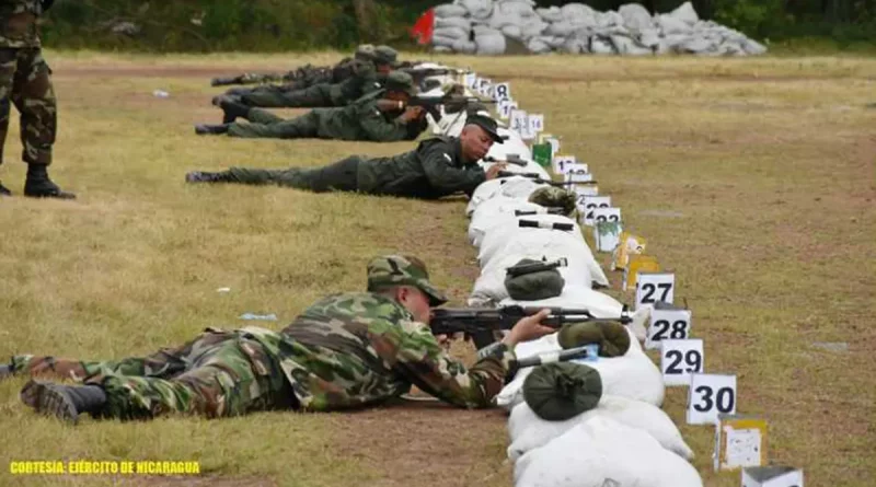 ejercito, nicaragua, preparacion,combativa