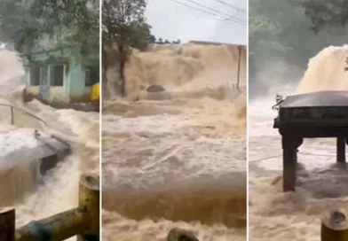 video, viral, india, lluvias, inundaciones