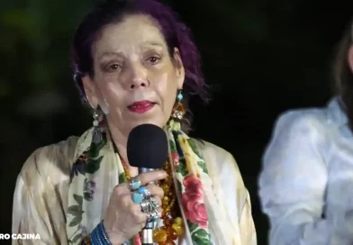 rosario murillo, vicepresidenta de nicaragua, discurso rosario murillo, rosario murillo 21 de noviembre del 2023, parque de la alegría, puerto salvador allende,