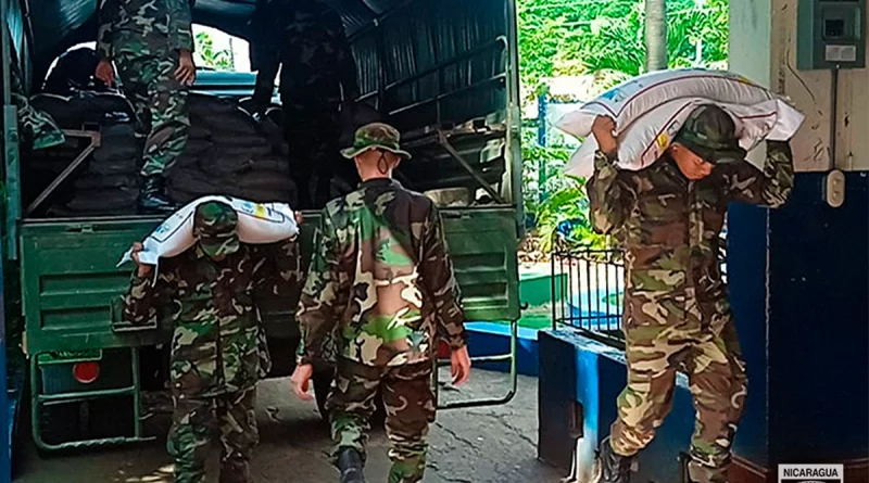 comando militrar, nicaragua, merienda, comida, aceite, cereales