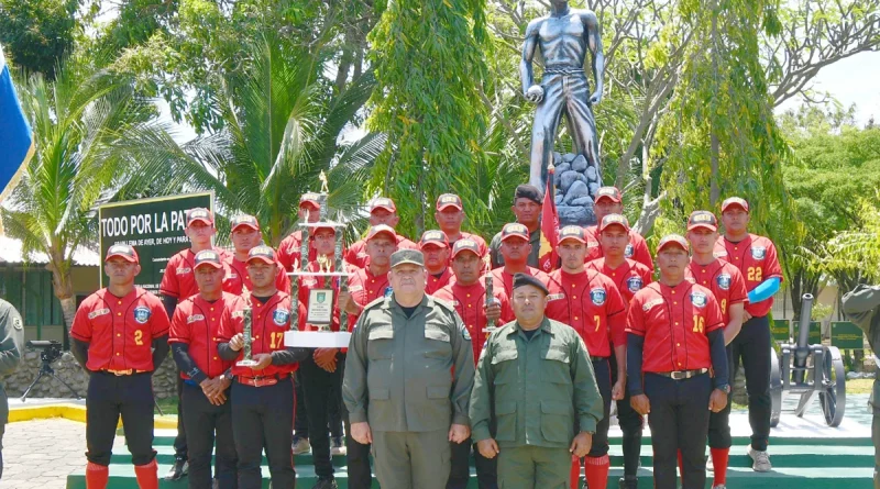 nicaragua, ejercito de nicaragua, campeonato de beisbol, ceremonia