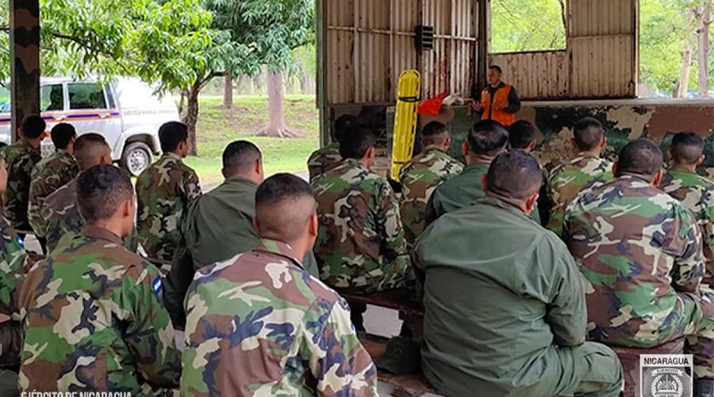 nicaragua, ejercito de nicaragua, chinandega, inundaciones,