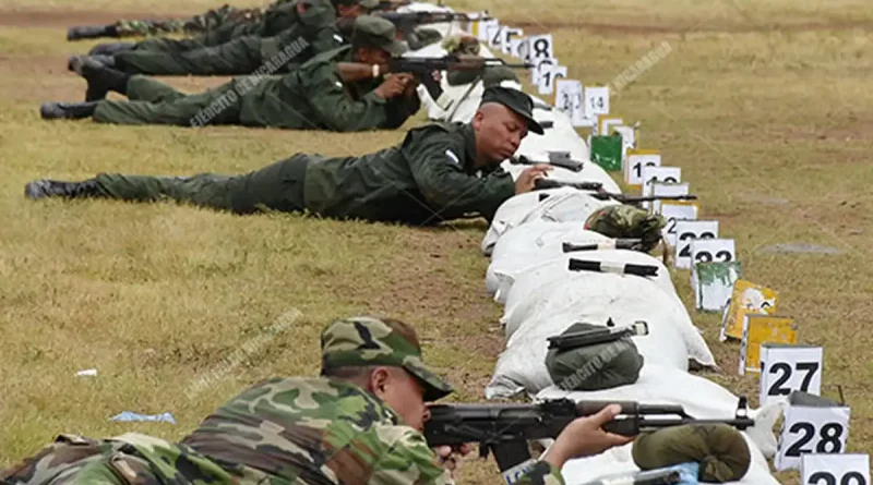 nicaragua, ejercicio de tiro, ejercito de nicaragua, León,