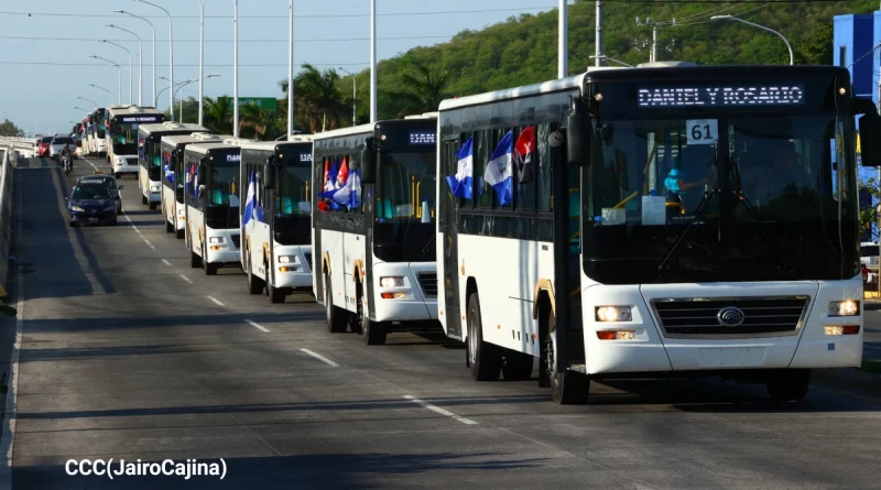 buses chinos, china, nicaragua, nuevos buses, gobierno de nicaragua, transporte colectivo, transporte urbano, Managua nicaragua