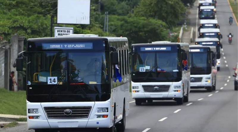 nicaragua, buses, conductas temerarias, transporte publico,