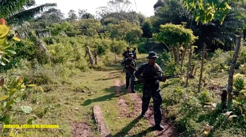 nicaragua, chinandega, caminata de adiestramiento, ejercito de nicaragua,