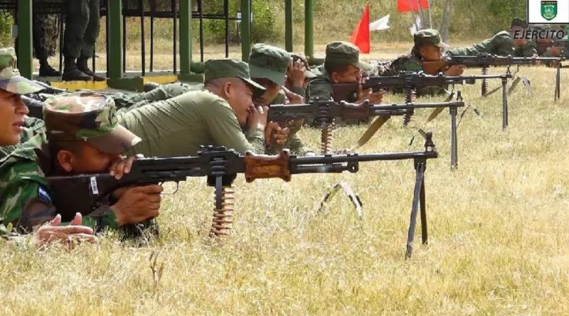 ejército de nicaragua, tiros de infantería, preparación combativa, Matagalpa