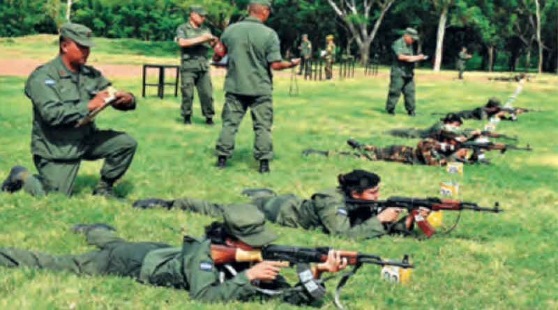 nicaragua, ejercito de nicaragua, matagalpa, preparacion combativa