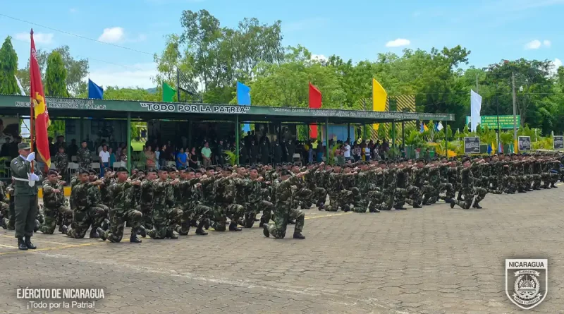 Ejercito de nicaragua, graduacion de soldados, cursos de infanteria, enabi, nicaragua,