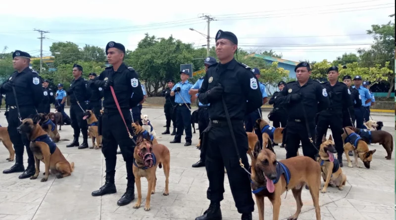 nicaragua, policia nacional, tecnica canina, familias nicaraguenses, seguridad