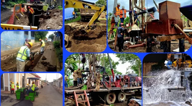 Jinotepe, agua potable, sistema de agua potable, avanza, proyecto, ENACAL, mejoramiento, Nicaragua,