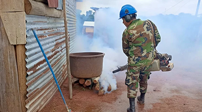 nicaragua, ejercito de nicaragua, jornada de fumigacion, caribe sur,