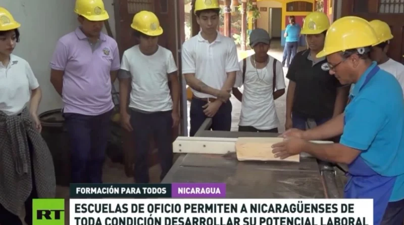 rt, video, nicaragua, escuelas de oficio, video, nicaragua, rt, escuela de oficio, tipitapa, Managua, nicaragua, gobierno de nicaragua,