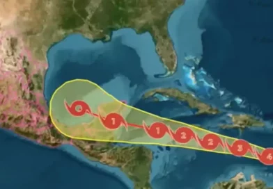 huracán, Beryl, México, Yucatán, huracán Beryl, ciclón, Tormenta tropical, debilite, paso de tierra de firme,